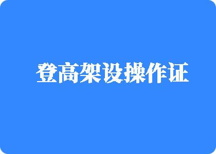 和男人日床上视频网登高架设操作证