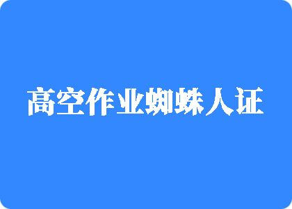 wwwcom操逼网址高空作业蜘蛛人证